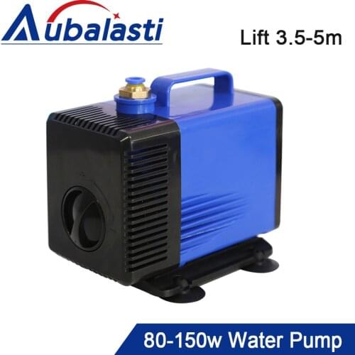 Aubalasti Water Pump 80w 100w 150w Lift 3.5-5m 220V Caliber 8mm Engraving Machine Tool for CNC Router Spindle Motor