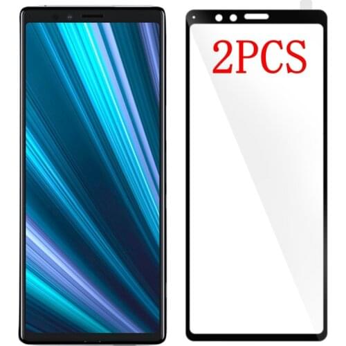 2PCS Full Cover Tempered Glass For Sony Xperia 1 Screen Protector protective film For Sony Xperia 1 II 1 III glass