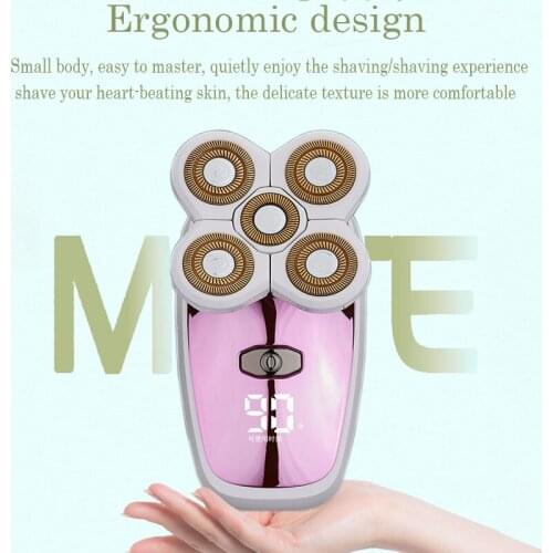 Electric Women Shaver Hair Removal Epilator Female Shaving Machine Leg, Body Epilator, Lady Bikini Trimmer, Facial Epilator