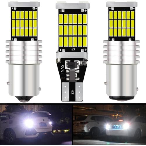 1PCS 1156 1157 BA15S LED Bulbs Car Lights Turn Signal Reverse Brake Light R5W 4014 LEDs 12V DC Automobiles Lamp Red White Yellow