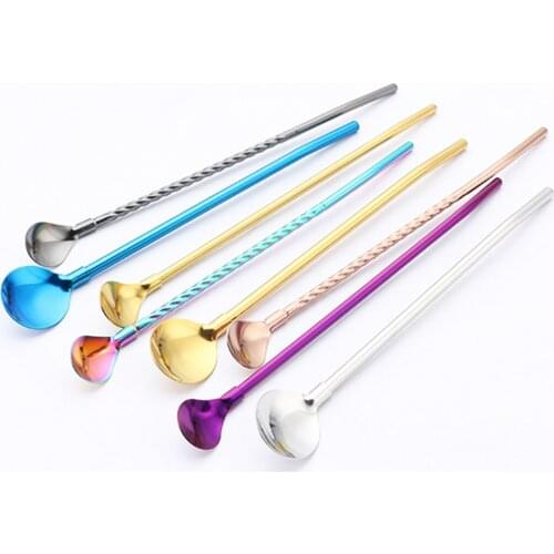 1Pcs Gourd Bombilla Filter Spoons Stainless Steel Drinking Straw Reusable Metal Pro Tea Tools Stainless Steel Drinking Straws