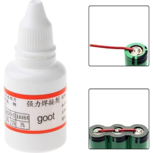 25ml Powerful Rosin Soldering Agent No-clean Flux White Steel Plate Iron Battey