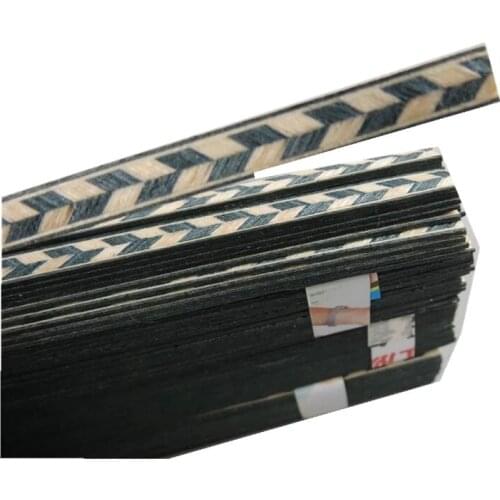 40STRIP LUTHIER FIGURED BINDING XL-67,Measures 6mm x1.2mm thick and 640mm long