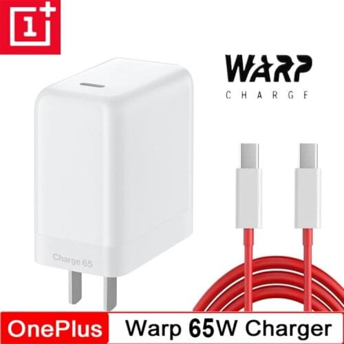 65W Warp Charger For OnePlus 9 Pro 9R 8T 6A 1M USB-C to USB-C Dash/Warp Charging Adapter For One Plus 8 Pro Nord 7T Pro 7 6T 1+6