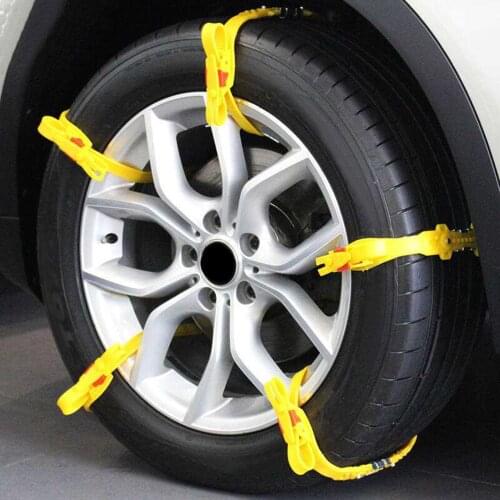 Car Snow Chains Anti Slip Tire 2 Nails - Full TUP Straps Tire Emergency Car Snow Mud Wheel Thickened Tires Roadway Safety Chains