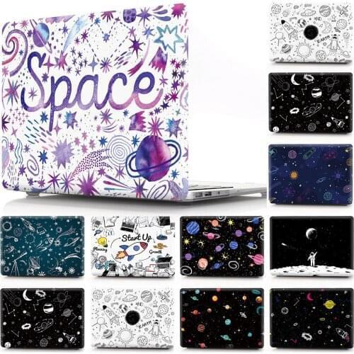 Space Pattern Laptop Cover Case For Apple Macbook Air Pro 11 12 13 15 16 Touch Bar Protective Shell for Mac 11.6 13.3 15.4