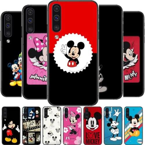 Disney mickey Phone cover hull For SamSung Galaxy S 8 9 10 20 S21 S30 Plus Edge E S20 fe 5G Lite Ultra black soft case