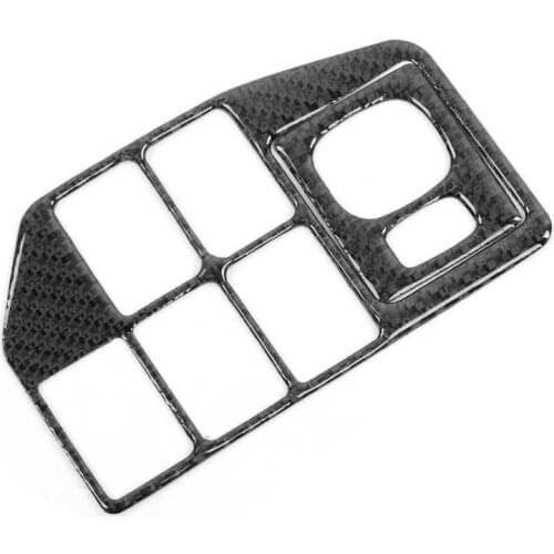 Car Mirror mirror cover Carbon Fiber Rearview Mirror Switch Panel Cover Fit for Prius 2012‑2015 LHD auto mirror