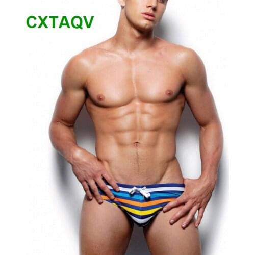 CXTAQV Men's Briefs With Print