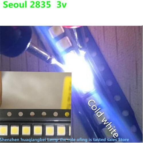 200PCS Original For LG LED LCD TV backlight lens beads 1W 3v 3528 2835 lamp beads cold white light