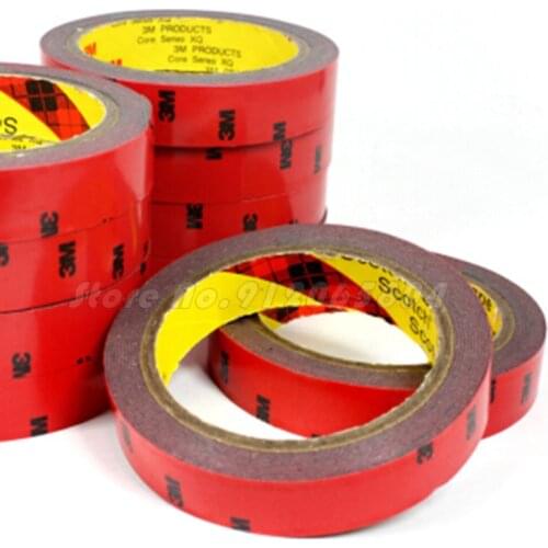 Free Shipping 3M VHB 5608 Double Sided Tape Acrylic Foam Adhesive Waterproof Heavy Duty Mounting Tape Indoor Outdoor Use Home
