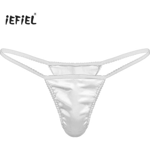 Hot Mens G-string Underpants Sexy Underwear Men T-back Micro Thong Briefs Gay Underwear Shorts Sexy Men Bikini Briefs Beachwear