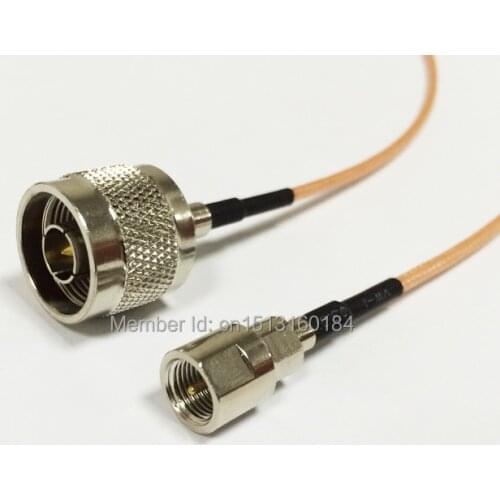New Modem Coaxial cable N Male Plug Connector To FME Male Plug Connector RG316 Cable Pigtial 15CM 6" Adapter