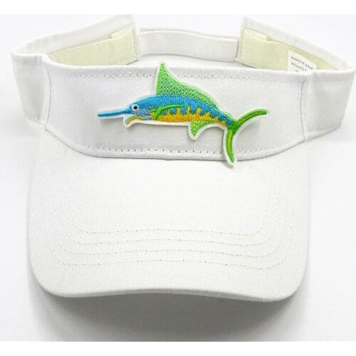 LDSLYJR Fish animal embroidery Visors Baseball Cap Adjustable Snapback cap for men and women 320