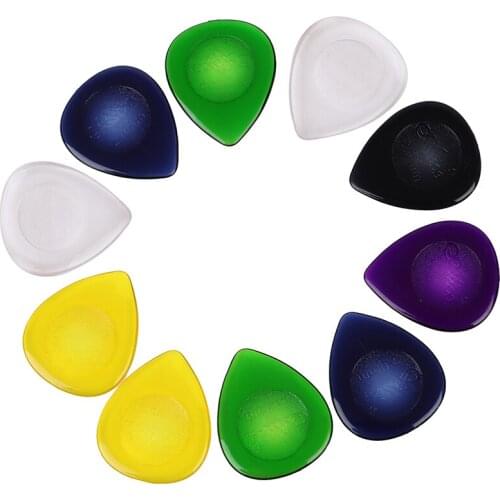 10pcs Electric Guitar Pick Acoustic Music Picks Plectrum 1mm 2mm 3mm Thickness Guitar Accessories Color Random