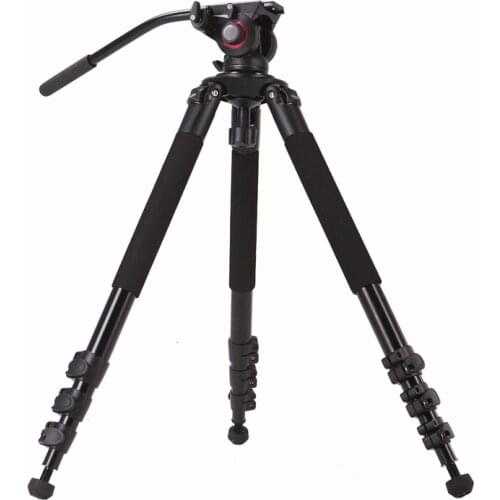 Miliboo MTT702A Portable Aluminium tripod for Professional Camcorder/Video/Digital Camera/DSLR Tripod Stand,with Hydraulic Ball