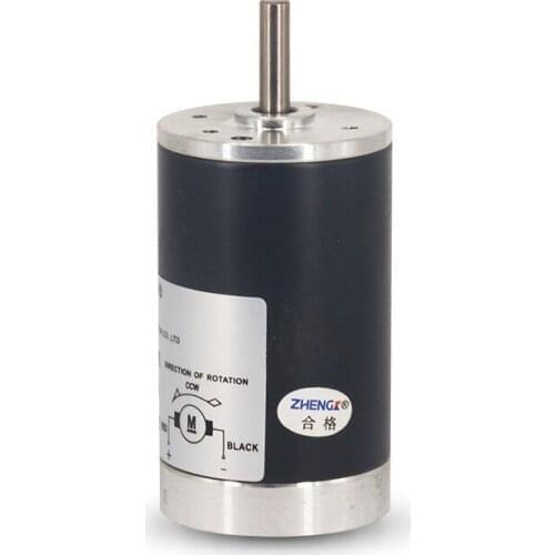 Miniature DC motor motor, ZYTD-38SRZ-R double ball bearing 12V24V38mm