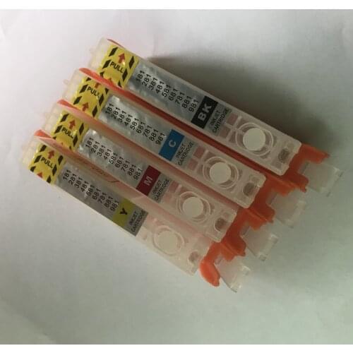 4color 471 CLI-471 refillable ink cartridge refill permanent chip For canon PIXMA MG6840 MG5740 TS5040 TS6040 printer no chip
