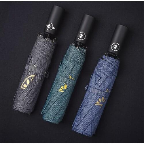 Male Business Umbrella Fully Automatic Folding N Umbrella And Ultraviolet Umbrella