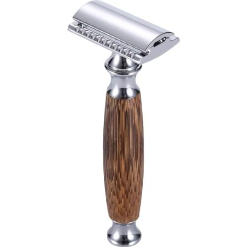 New Shaving Manual Classic Safety Razor Environmental Bamboo Handle DE Double Edge Razors Men Shaver Panda