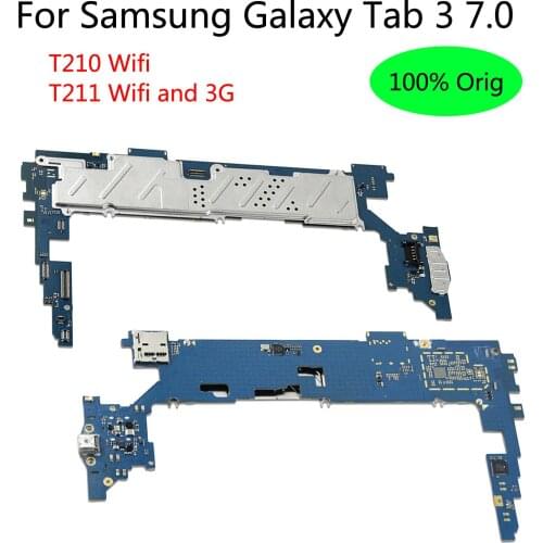 Original For Samsung Galaxy Tab 3 7.0 T210 T211 3G + WIFI Mainboard Logic Board