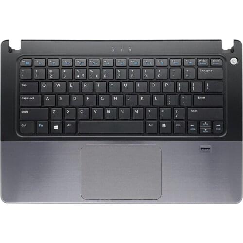 New Laptop Palmrest with Touchpad with fingerprint For Dell Vostro V5460 5460 V5470 5470 V5480 5480