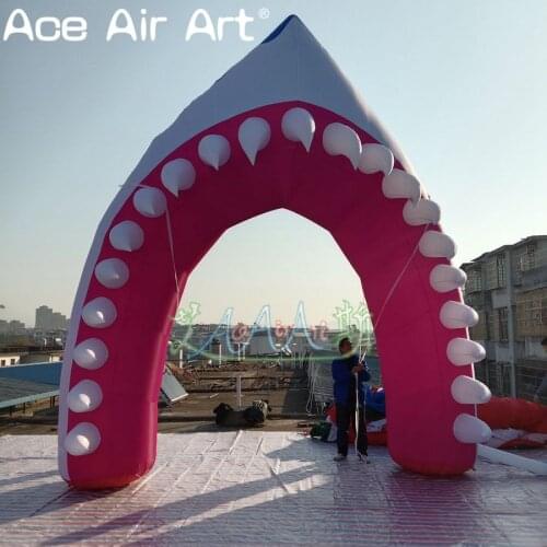 Advertising giant inflatable animal arch model inflatable shark arch for Events