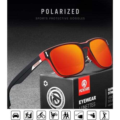 Brand Design Polarized Sunglasses Men cycling Driving Shades Male Sun Glasses For Women Spuare Mirror Summer UV400 Oculos