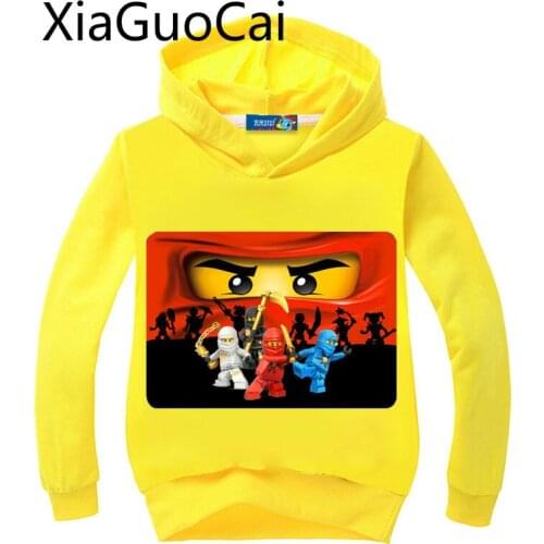 Boys Sweatshirts 2018 Autumn and Winter New Childrens Wear Phantom Ninja Boys Hoodies Hooded Sweater Sweatshirt Kids