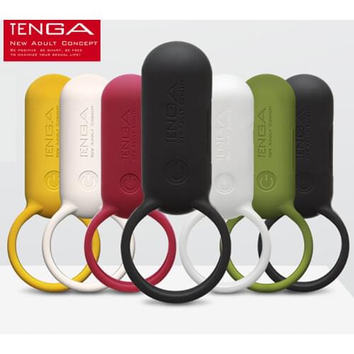 TENGA SVR Black Carmine White USB Charging Waterproof Silent Vibration Ring Vibrator Stimulate Cock Sexy Shop Penis Ring