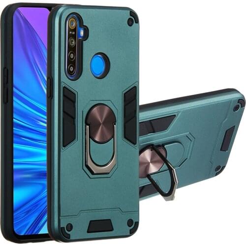 For OPPO Realme 5 Pro Case Hard With Stand Ring magnet shockproof Armor protective Back cover Case for realme 5 5S 5PRO shell