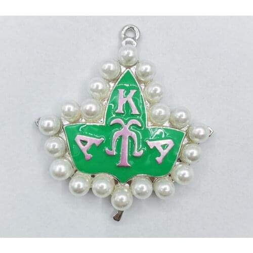 10Pcs Green Pearl Rhinestone Foliage Charms Women DIY Jewelry Accessories