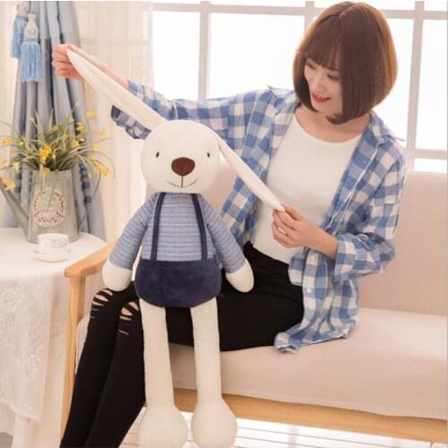 40cm 50cm 60cm 70cm Cute Calm Rabbit Plush Toys Kids Cushion Pillow Soft Car Sofa Animal stuffed Dolls Birthday Christmas Gifts