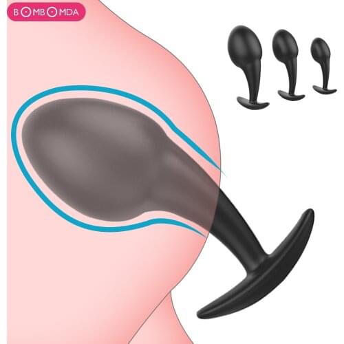 3 PCS Set Anal Plug Sex Toys Butt Plug Adult Anus Expansion Stimulator Adults Sex Products G Spot Sex Toys For Couples Prostate