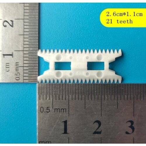 Free shipping 10pcs 21 teeth white zirconia ceramic clipper blade