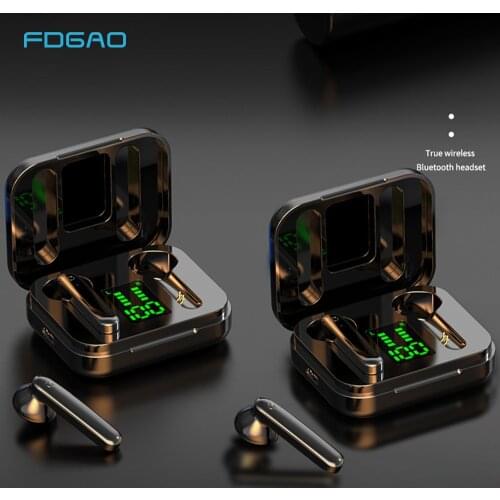 Wireless Earphones TWS Bluetooth Gaming Headset Earbuds 9D HIFI Stereo Sport Waterproof Noise Cancelling Touch Control With Mic