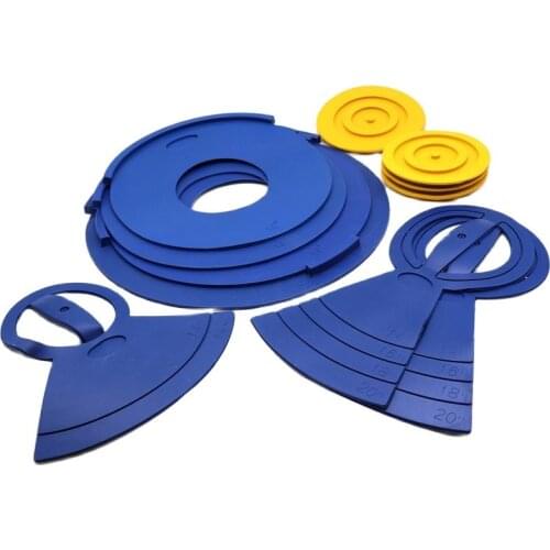 14 Pcs /set Snare Bass Drum Mute Pad Sound Off Mute Pad Rubber Foam Bass Silent Pad for 22,16,14,13,12" / 22,16,14,12,10"