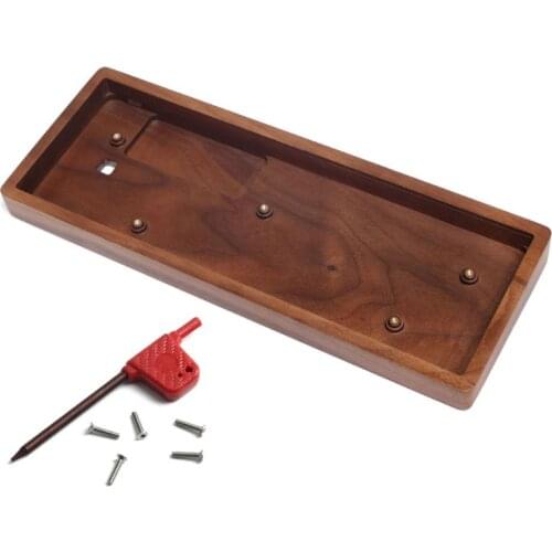 Solid Wooden Case Customized Shell Base Rosewood Walnut Wood For ANNE PRO2 Mecha