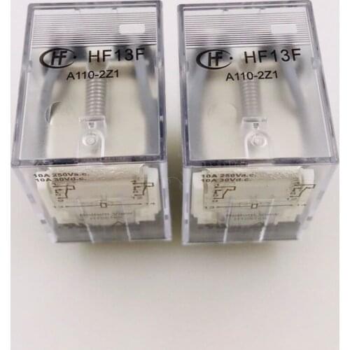 HF13F-A110-2Z1 JQX-13F-A110-2Z1 8pin 10A 250VAC relays