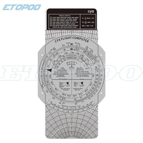 Pilot Slide Rule for Plastic Pilots Military Flight Slide Rule Aviation Flight Ruler