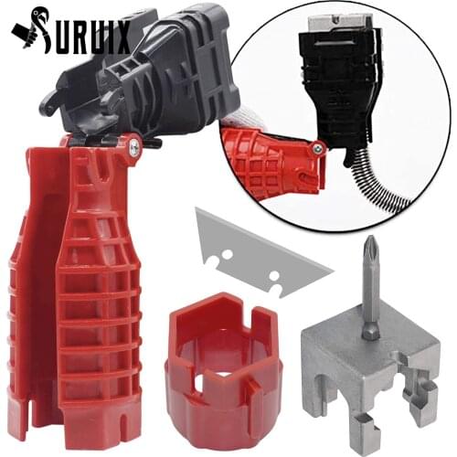 18-in-1 Multifunctional Plumbers Wrench Sink Faucet Basin Wrenchs for Tight Spaces Under Sink Kitchen Bathroom Toilet Bowl