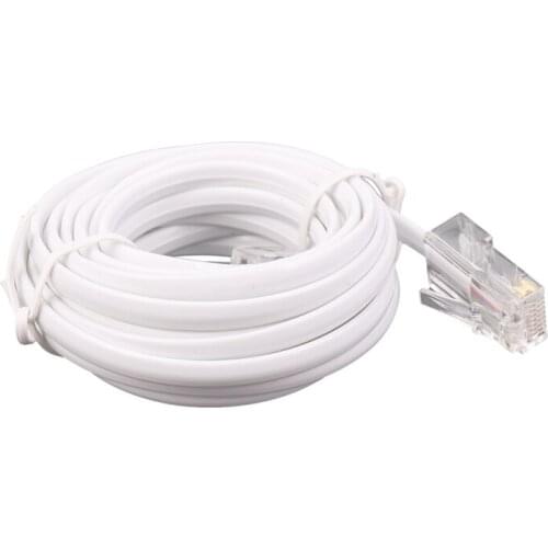 RJ11 6P4C to RJ45 8P4C Modular Phone Internet Extension Cable 3 Meter