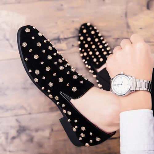 2020 Fashion Brand Mens Shoes Handmade Leather Comfortable Mens Shoes Mens Loafers Banquet Shoes Party Flats Zapatos Hombre