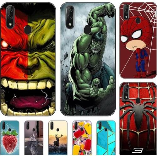 Soft Case For ZTE Blade V10 Vita 6.26" Phone Cover For ZTE Blade V10 V 10 2019 Cartoon Fundas Super Hero Coque Bumper Cat Shell