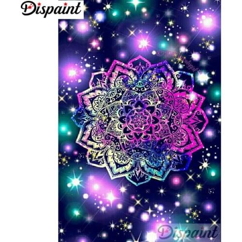 Dispaint Full Square/Round Drill 5D DIY Diamond Painting "Color flower scenery"3D Embroidery Cross Stitch Home Decor Gift A12443