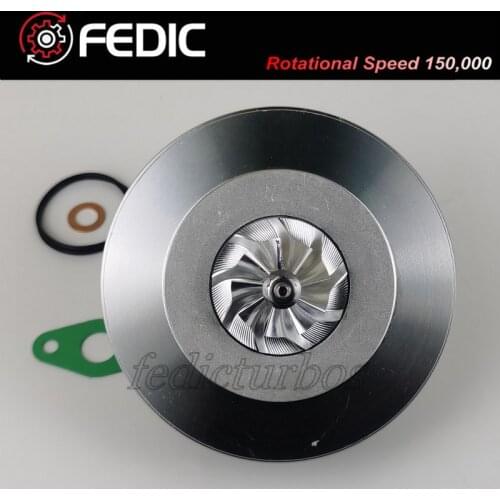 Upgrade 9+0 MFS Turbine GT1544V 753420 Turbo chra cartridge for Mini Cooper Citroen Ford Mazda Peugeot 1.6 HDi 80 Kw DV6TED 2004