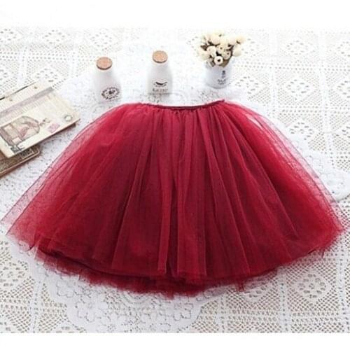 Clearance! Girls Tutu Skirt Baby Kids Lovely Fluffy Pettiskirt Soft Tulle Princess Party Birthday Clothing