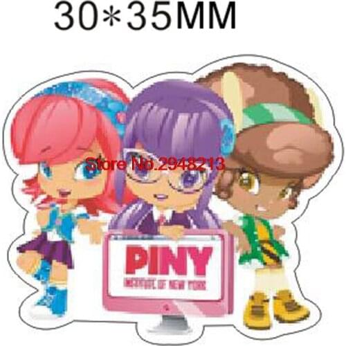 Printed Cartoon Cute girl planar resin crafts for DIY Crafts flatback resin decoration 50pcs 30*35mm RET1468S