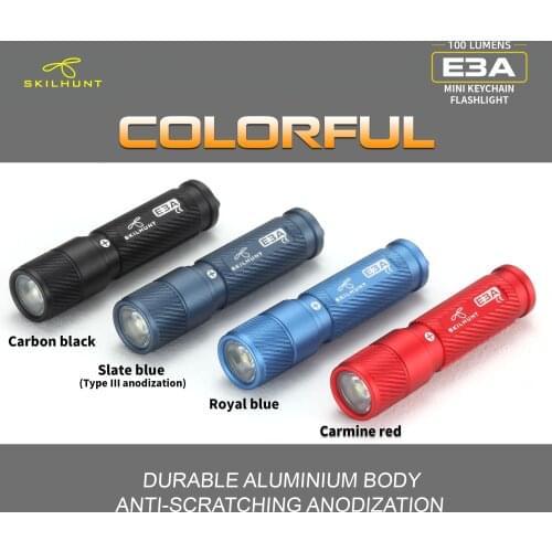 SKILHUNT E3A AAA Keychain LED Flashlight Mini LED key light