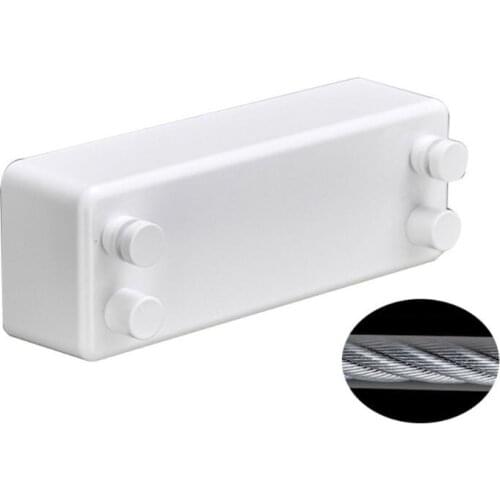 Retractable Invisible Clothesline ABS Aluminum Dryer with Adjustable Rope String U2JC
